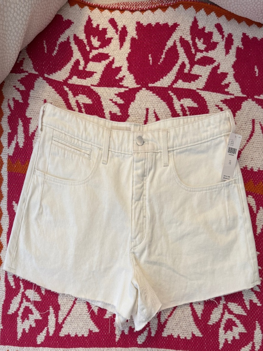 Anthropologie Pilcro White Denim Shorts NWT